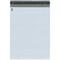 Plymor Poly Mailer 2.25 Mil White / Gray Bag with Permanent Adhesive Closure and Perforated Tear Strip
